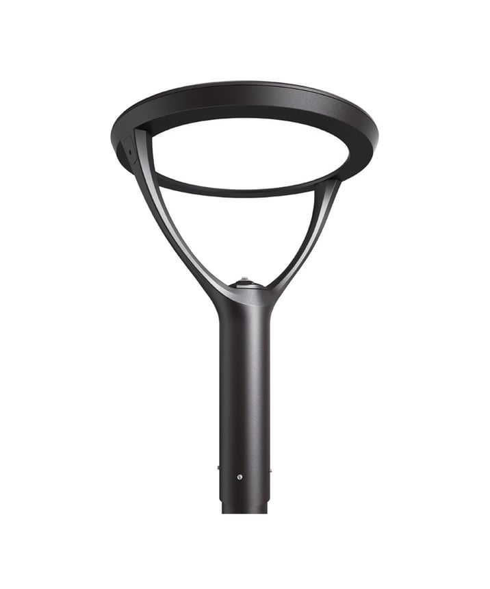Color Temperature and Wattage-Selectable Outdoor LED Pole Light