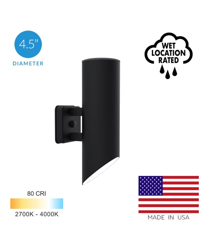 Alcon 11230-DI Wall Bias-Cut Cylinder Up/Downlight