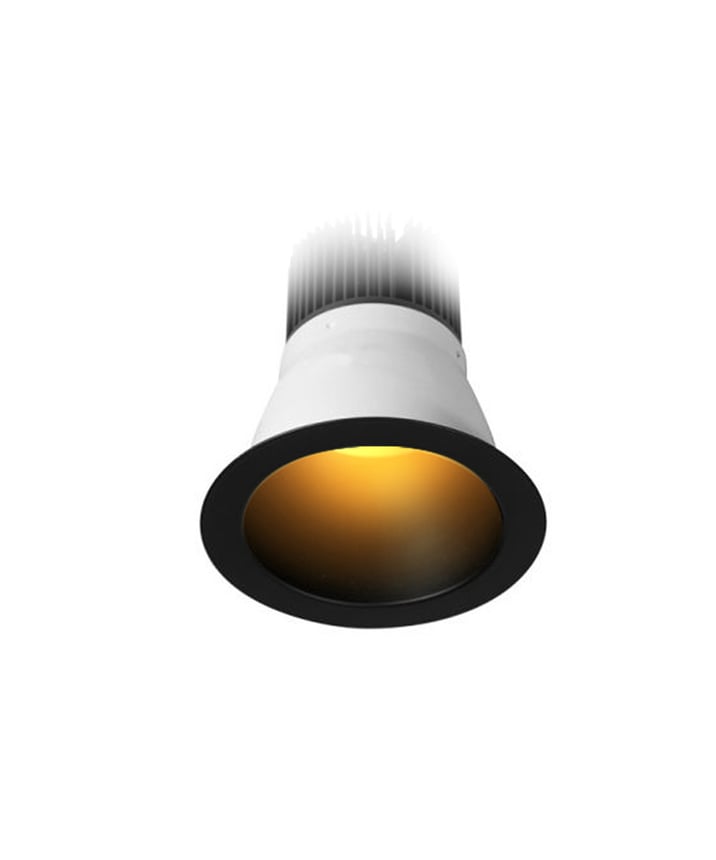 Alcon 11248 Turtle Friendly Architectural Amber LED Commercial Retrofit Downlight Fixture