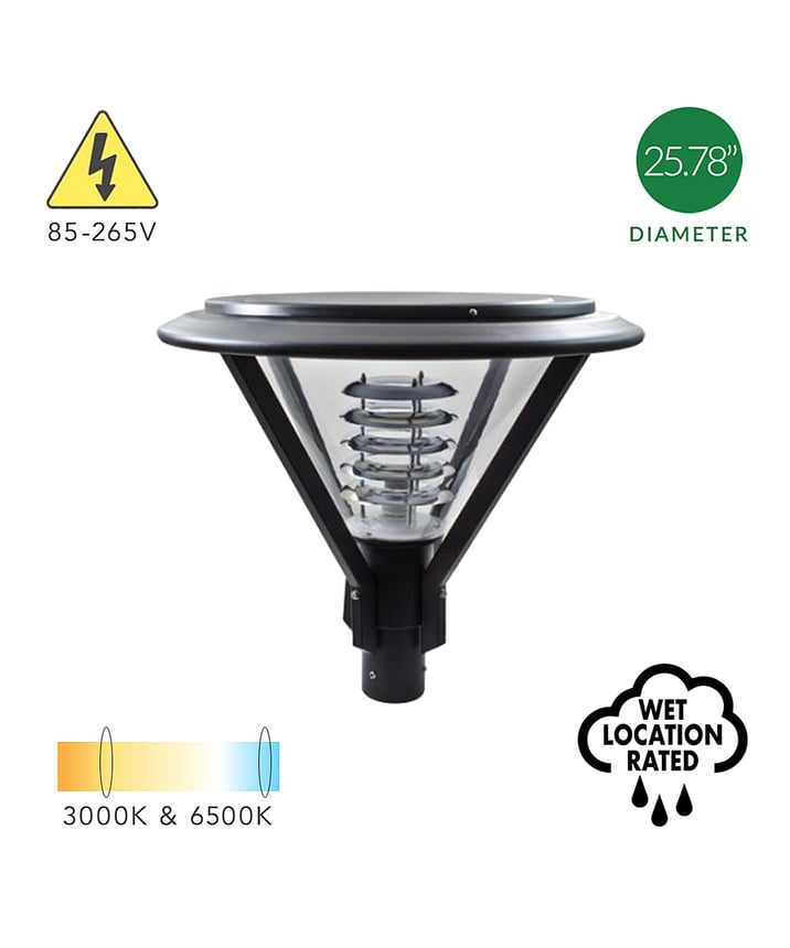 Exterior Commercial LED Area Post Light