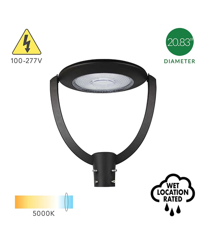 Exterior Architectural LED Post Top Light