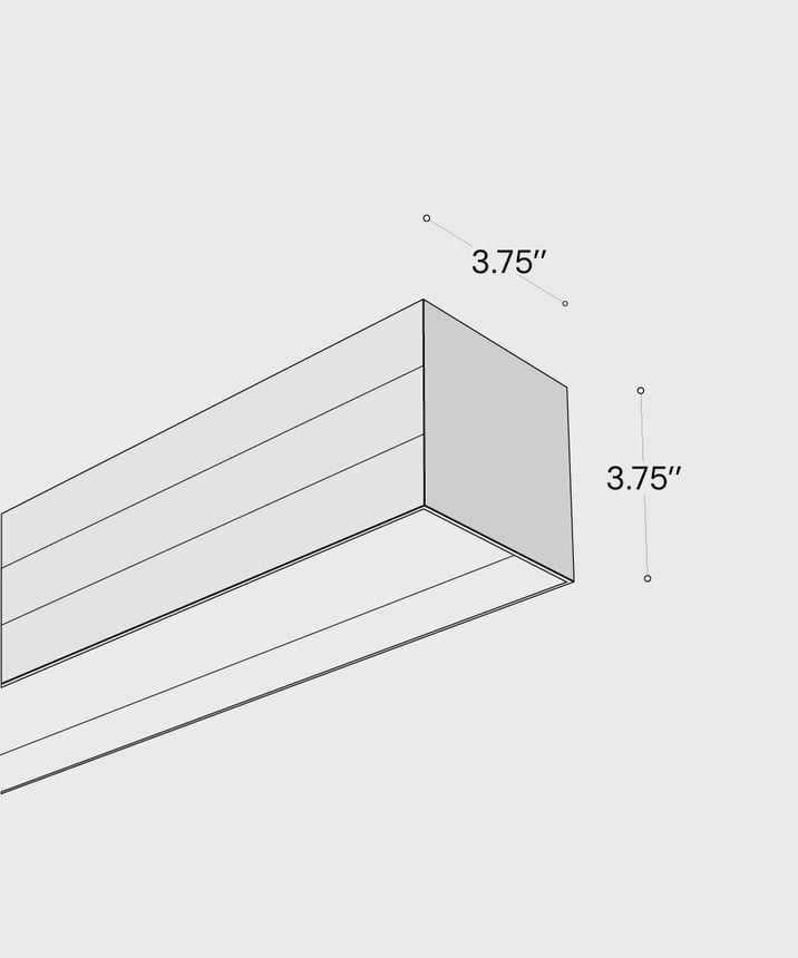 Alcon 12100-33-W-R, wall linear light shown in black  finish and with a regressed lens.