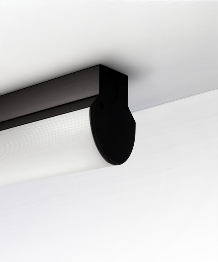 Rounded Block LED Linear Surface-Mount Ceiling Light