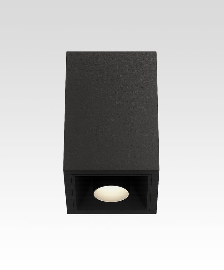 4-Inch Square LED Snoot Gimbal Ceiling Light