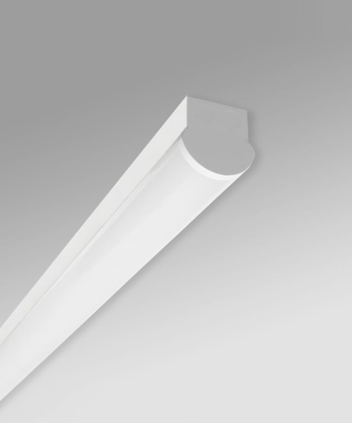 Antimicrobial Surface-Mounted LED Linear Ceiling Light