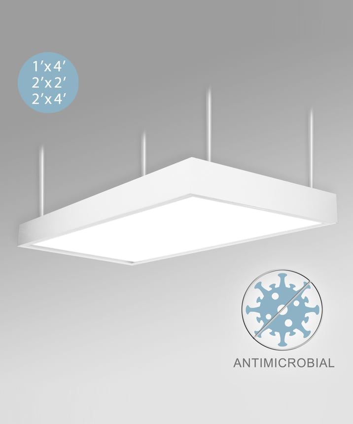 Antimicrobial LED Low Bay Pendant Light