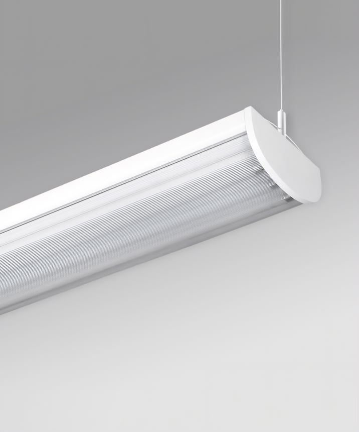 Antimicrobial Linear LED Suspension Light