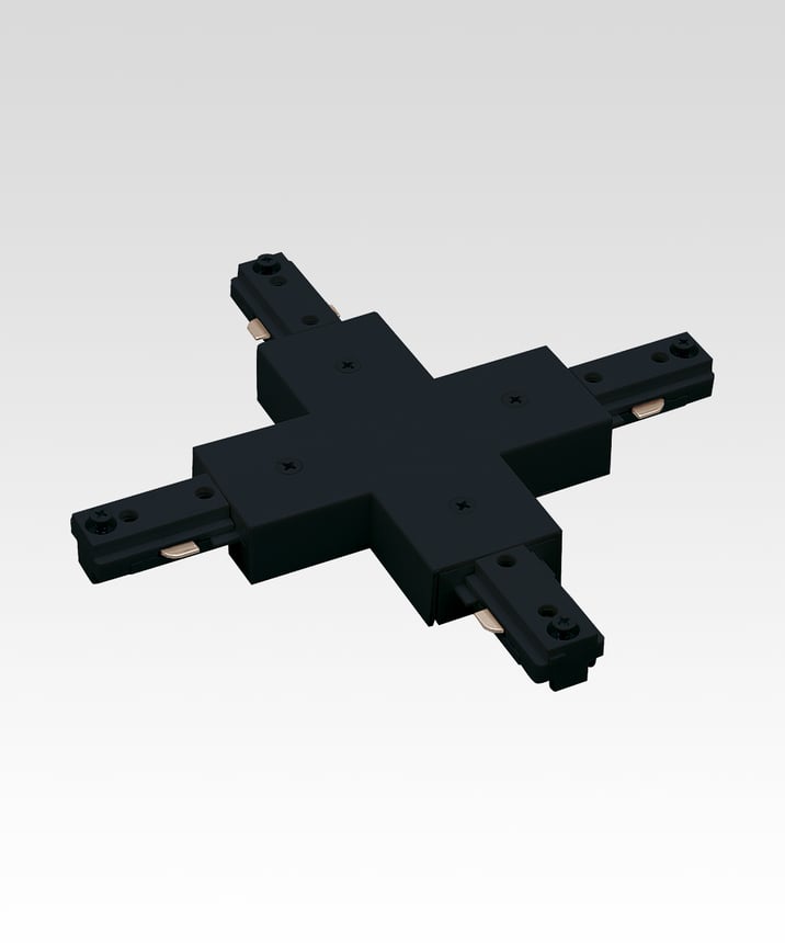 H-Type One-Circuit Track Lighting X-Connector