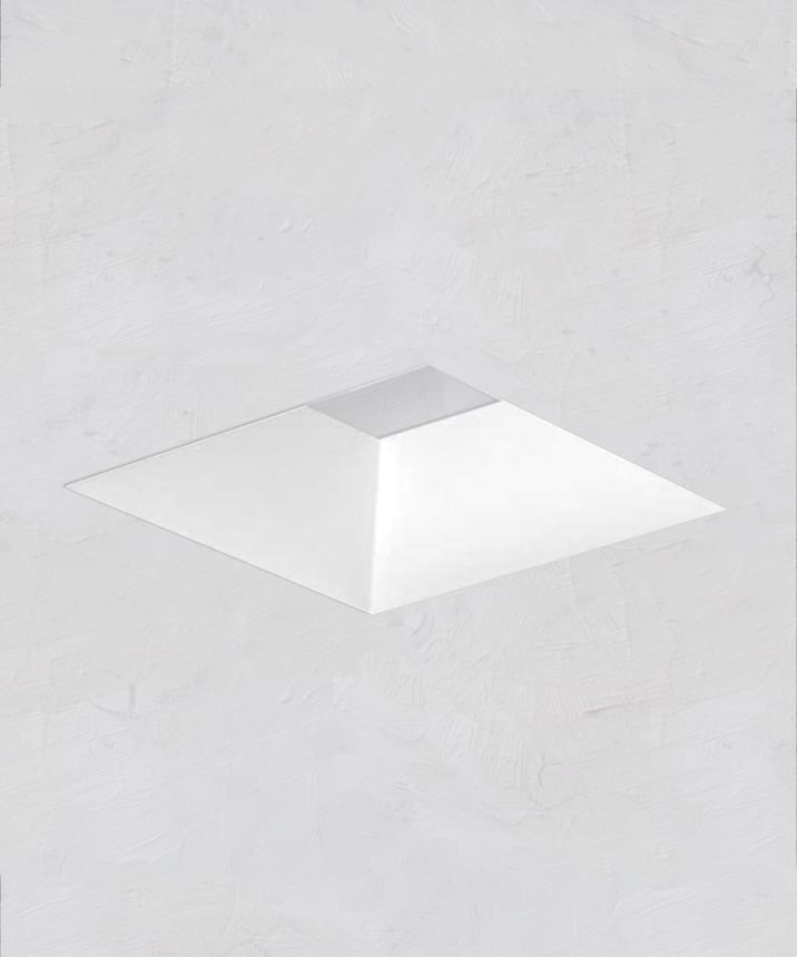 3-Inch Architectural Square Trimless LED Recessed Open Reflector Light