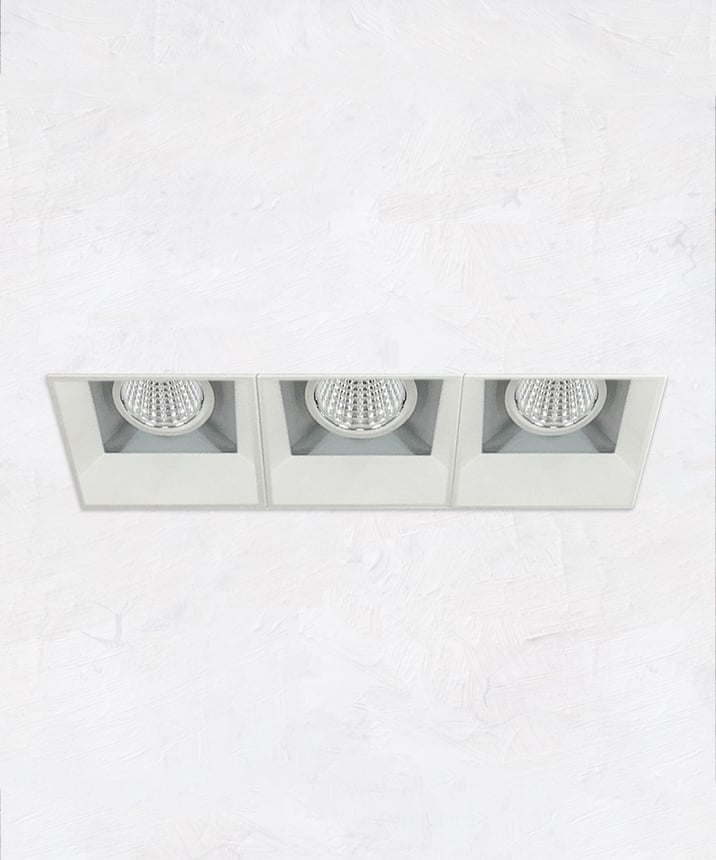 Architectural 3-Head Multiple Recessed LED LIght