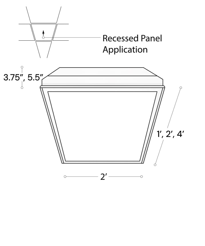Alcon 14079 LED troffer light by Alcon Lighting.