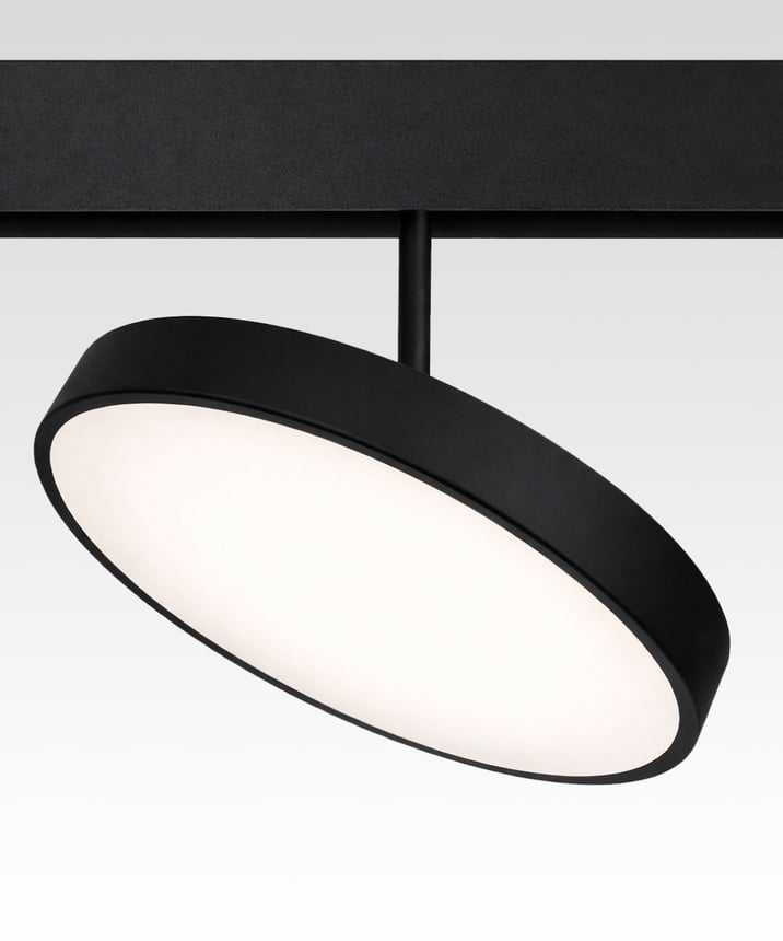 16-Inch LED Disk Light Modular Track Component 