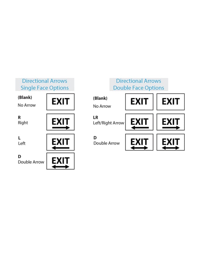 Alcon 16125-E Chicago Approved Edgelit Aluminum LED Exit Sign