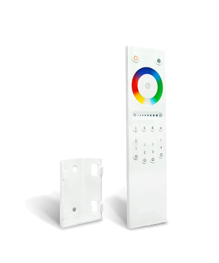 RGBW Color-Changing Multi-Zone RF Lighting Remote Control