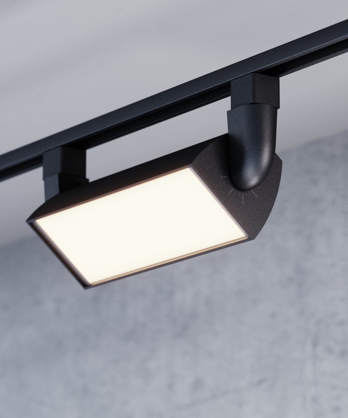 Alcon 13128-15 Black 15-Inch Architectural Wall Wash LED Track Light – 11" Length x 3.75" Width x 5" Height
