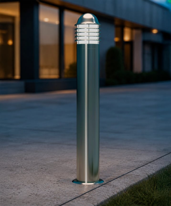 42-Inch Stainless Steel LED Bollard Light