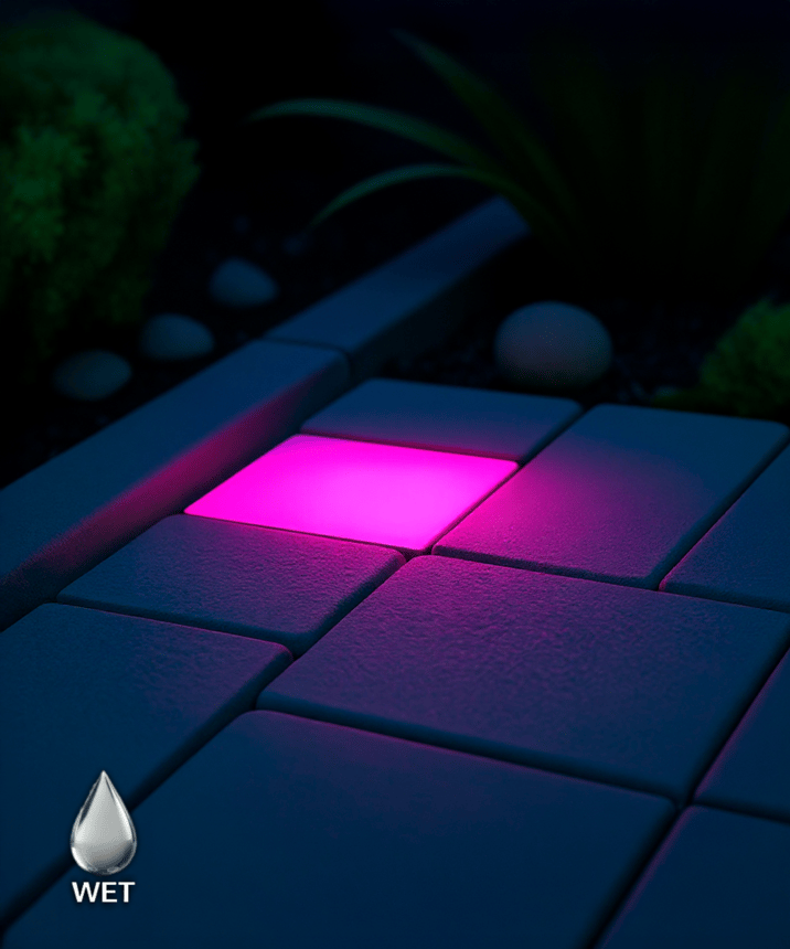 4-Inch Architectural RGB LED Brick Drive-Over Well Light