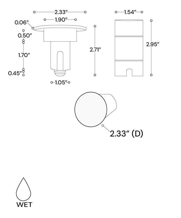 Indirect LED Glow Step Deck Light