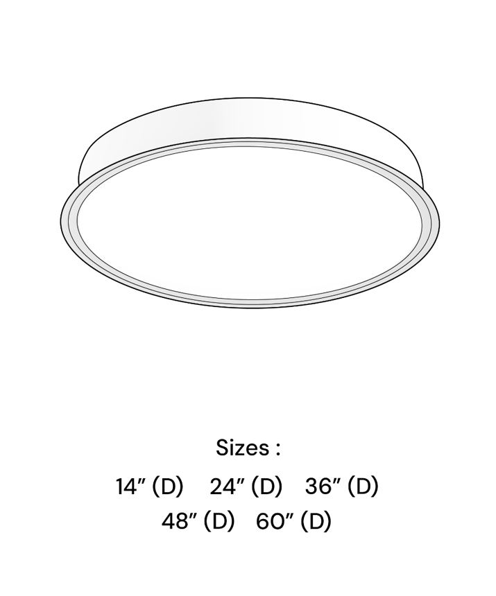 Alcon 12201-R Large Round-Panel LED Recessed Light shown in a White finish