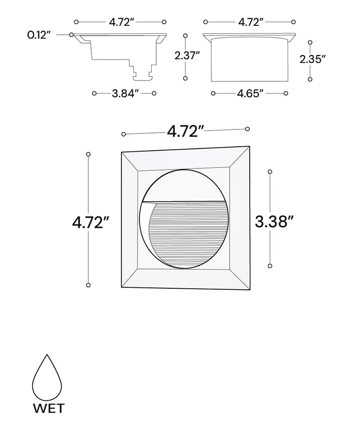 Architectural Low-Voltage LED Step Light