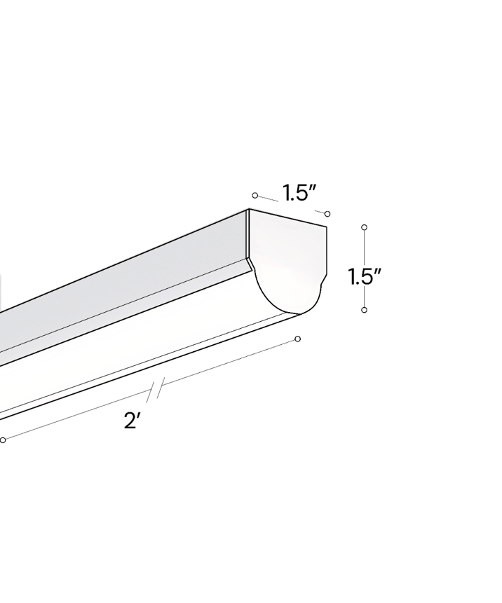 Alcon 13304 Multi-Sized Adjustable LED Track Light Head shown in a Black finish.