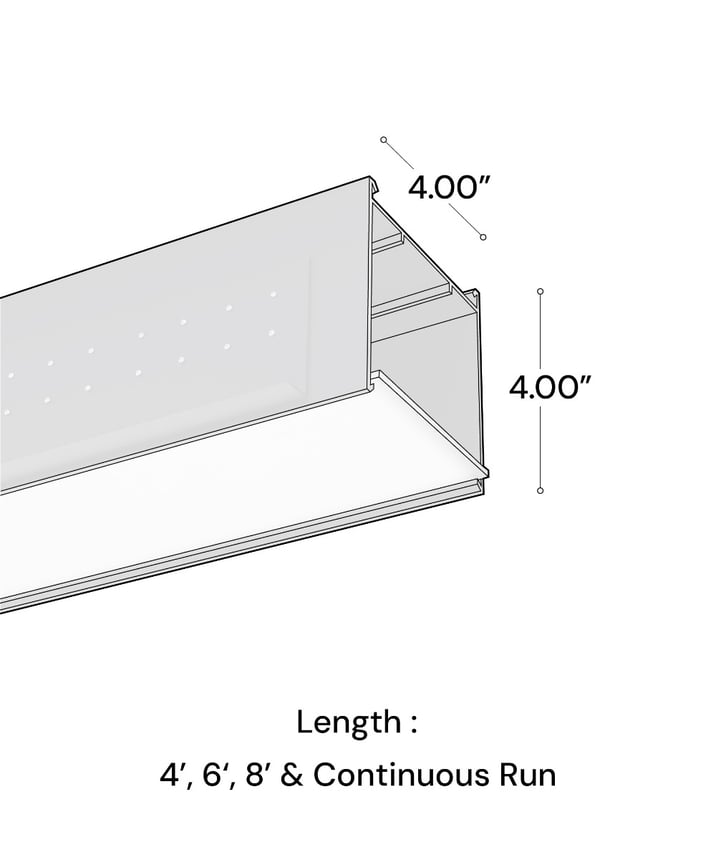 4-Inch Linear Perimeter Wall Wash LED Recessed Light