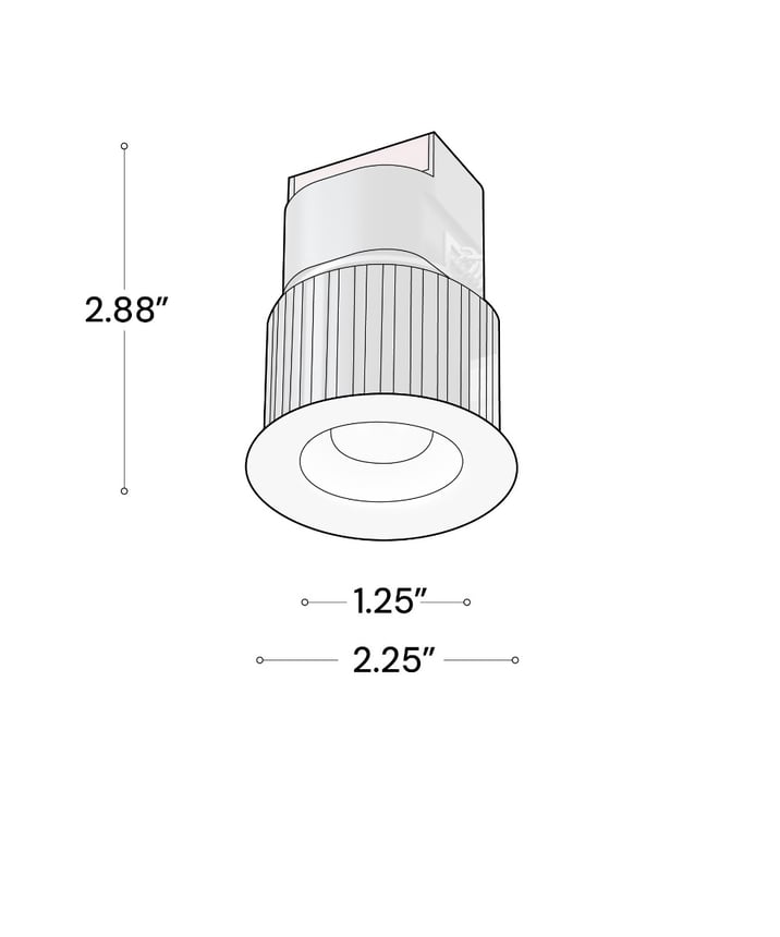 Alcon 14142-R-DIR Recessed Mini Round Fixed Outdoor Light shown in a Black finish