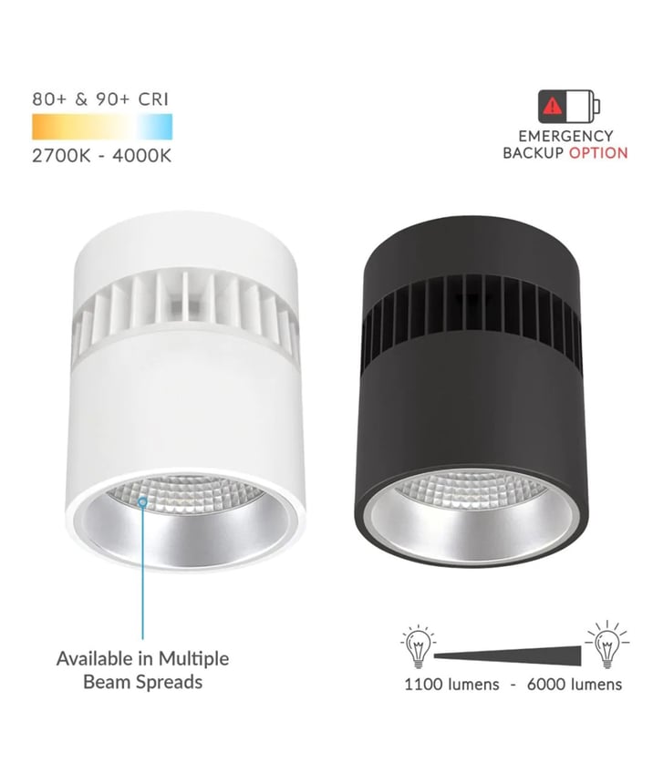 6-Inch LED Cylinder Wall Light