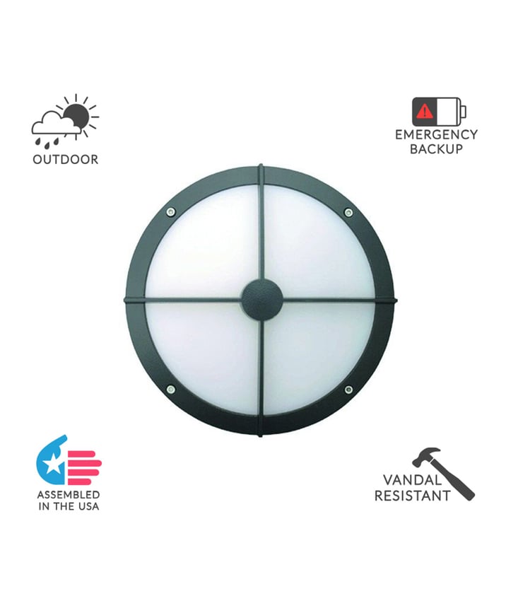 10-Inch Bullseye Commercial LED Wall Pack Light