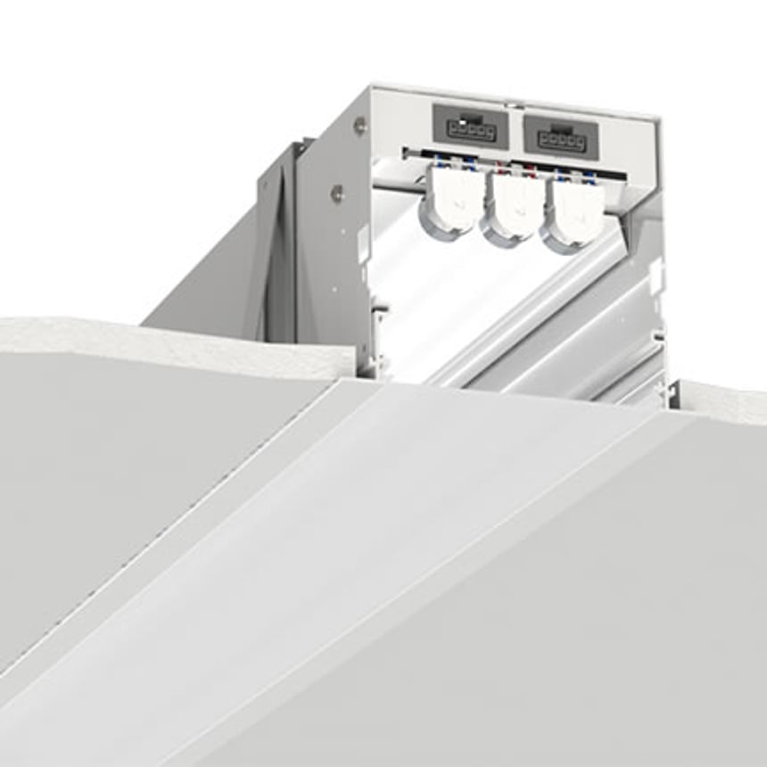 Nulite Lighting Regolo RF4 Flange Series LED 4 Inch Linear Recessed Light Fixture