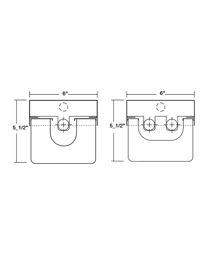 Alcon 6022-S-8 Fluorescent 8-Foot Surface-Mount Louver Luminaire