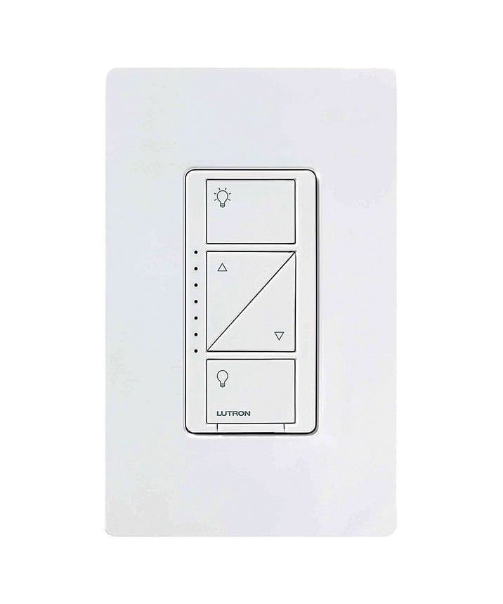 Lutron Caseta Wireless PD-6WCL-WH LED/CFL Lighting Dimmer White