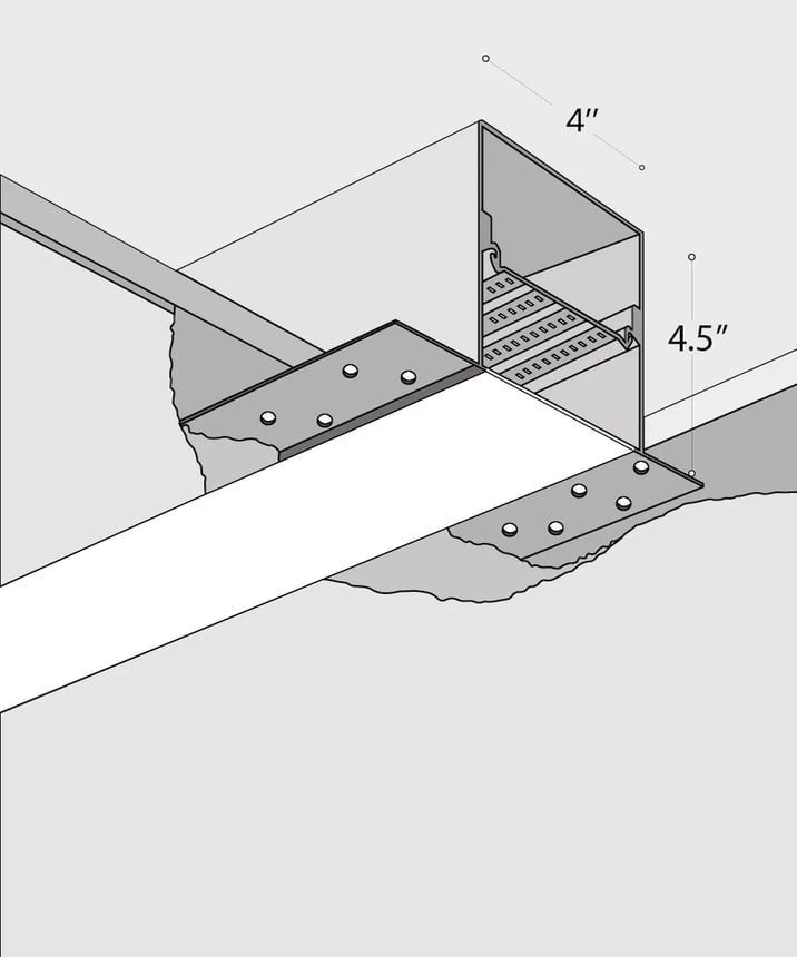4-Inch Linear Recessed Linear LED Light