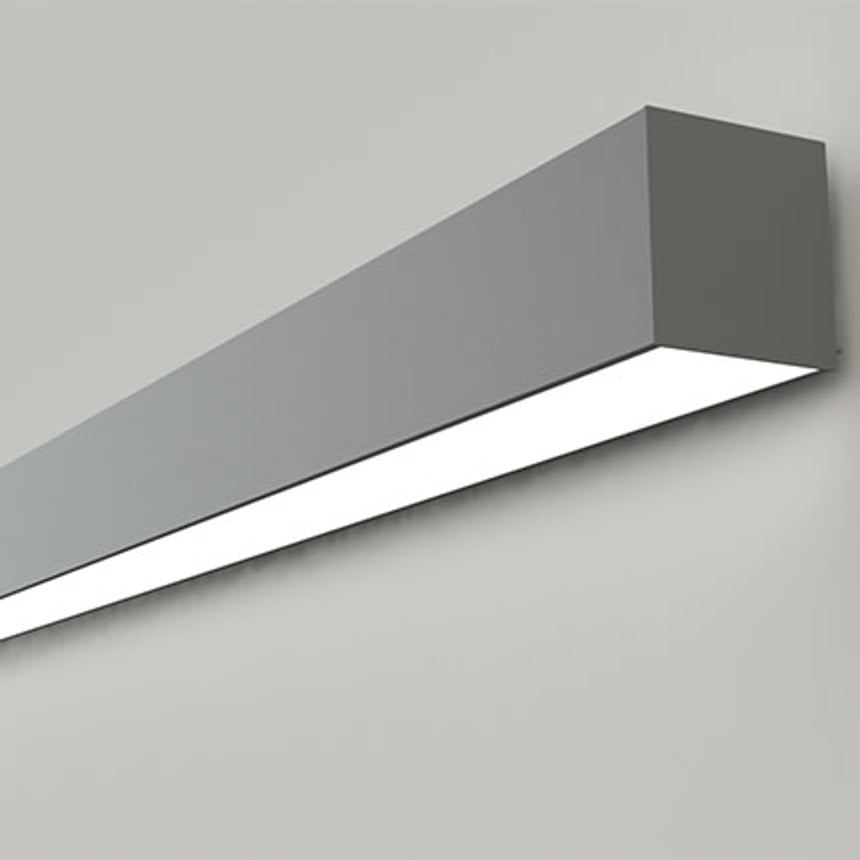 Nulite Lighting Regolo RW4-4U Uplight Wall Series LED 4 Inch Linear Wall Mount Light Fixture - Direct / Indirect
