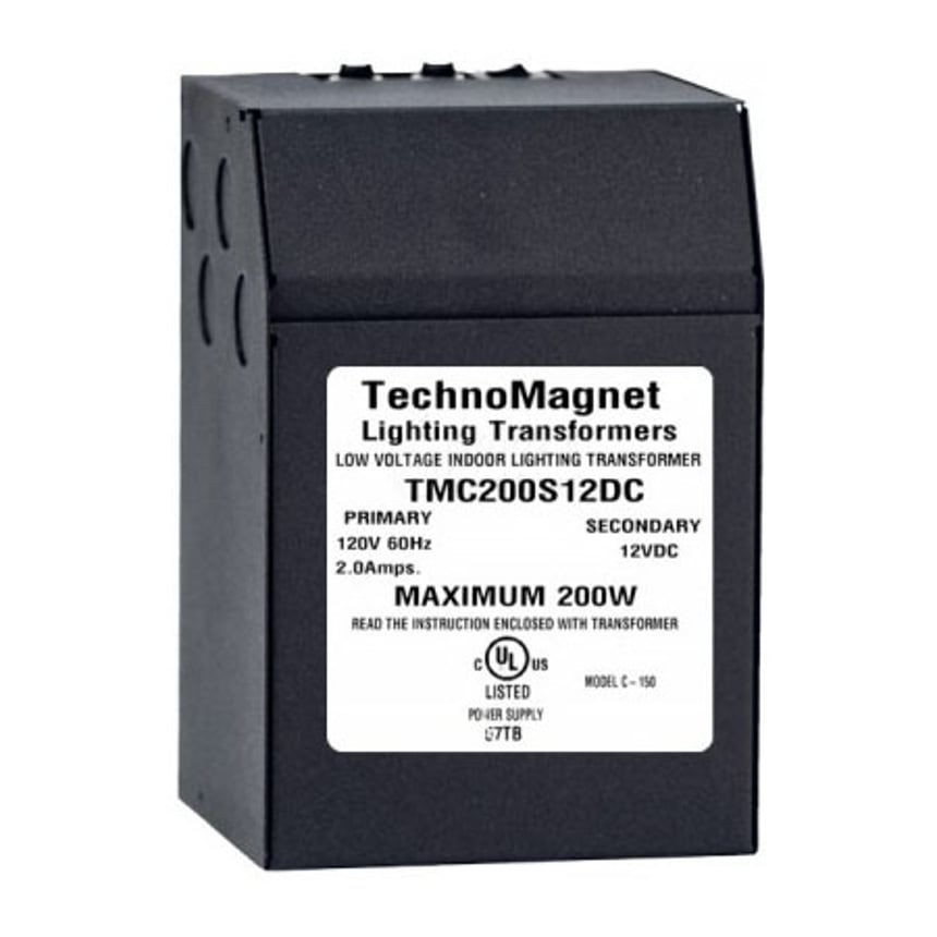 200W 12V DC Dimmable Magnetic Transformer LED Driver Power Supply