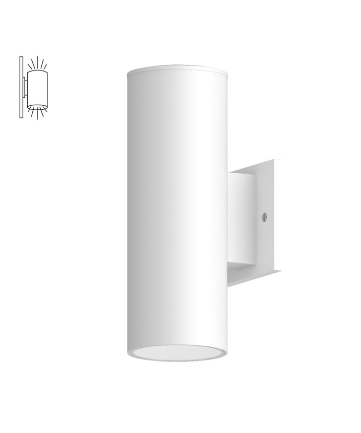 Alcon 11239-W Cilindro IV Architectural LED Large Cylinder Wall Light 