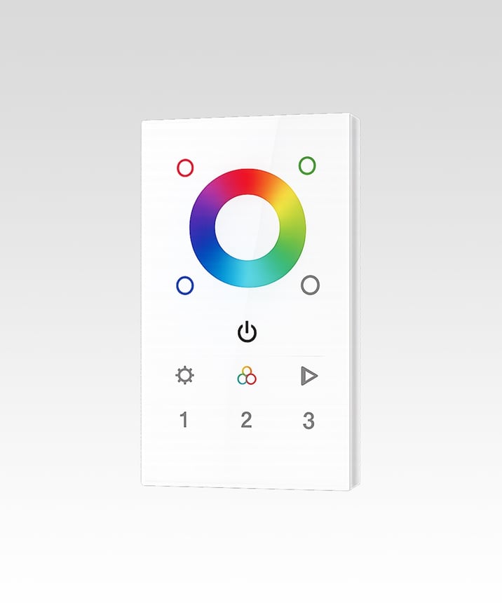 RGBW Color-Changing ZigBee & DMX Touch Wall Control