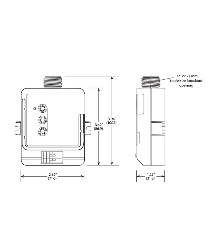 0-10V Wireless 3-Wire to 5-Wire Modern LED Wall Dimmer