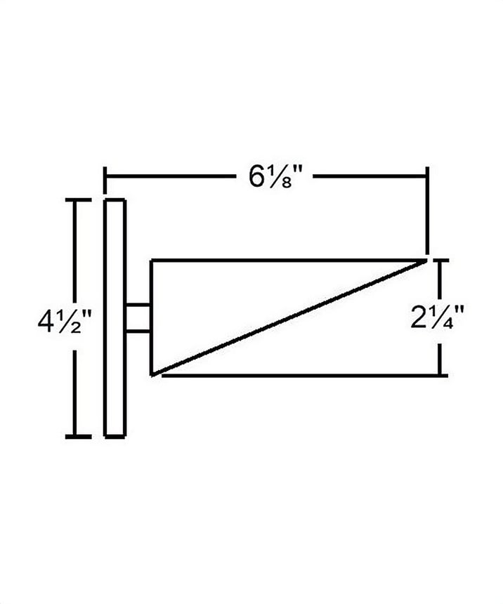 Belfer Lighting WS7230-LED-ELV-1 LED Double Wedge Lens Wall Sconce