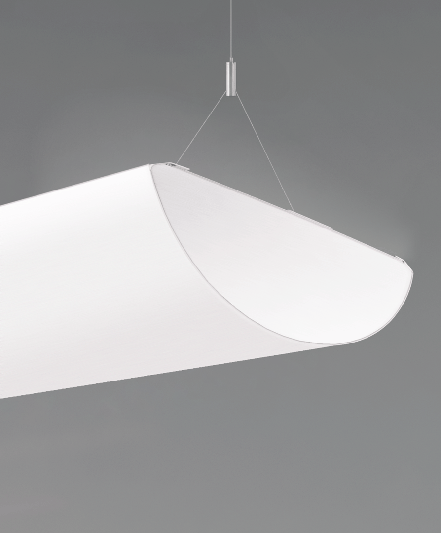 Arc Fluorescent Architectural Linear Suspended Light Fixture – Indirect Uplighting