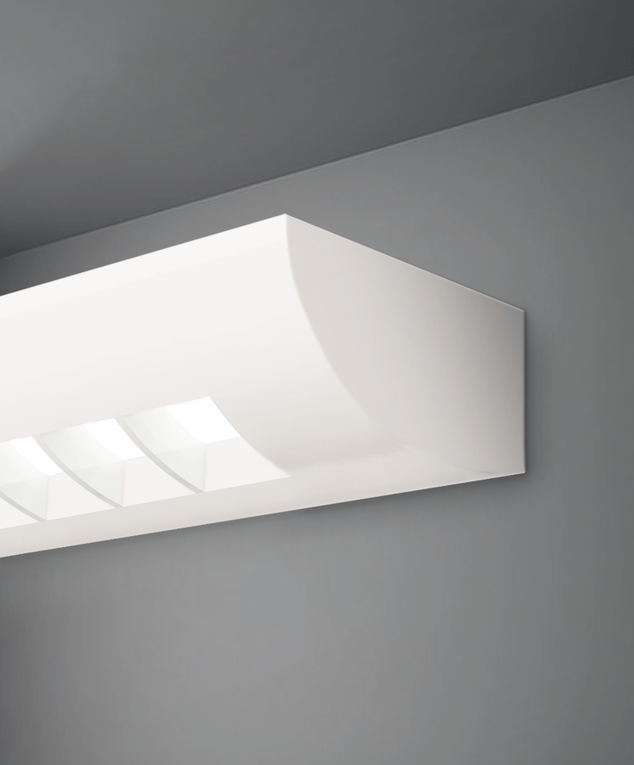 Parabolic Louver LED Wall Light