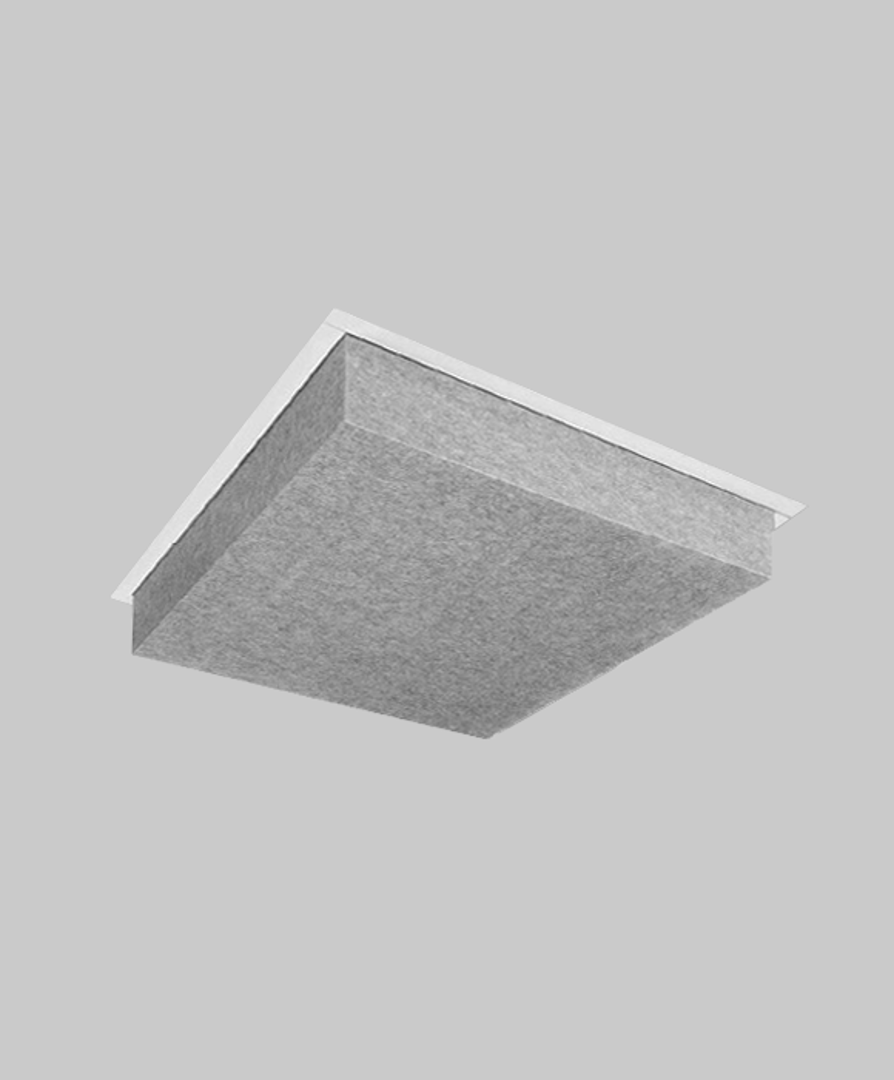 Alcon 11166 Sound Absorbing Acoustic Recessed Non-Lit Fixture