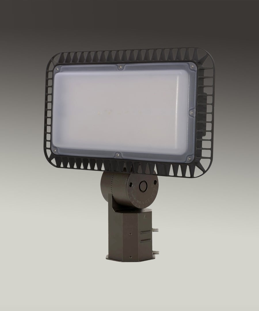 CCT Selectable Outdoor Slip Fitter Mount LED Flood Light
