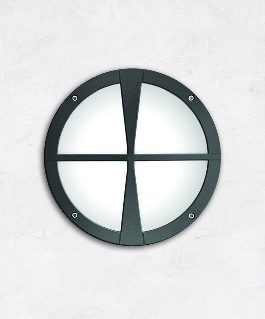 10-Inch Decorative Cross Commercial LED Wall Pack Light