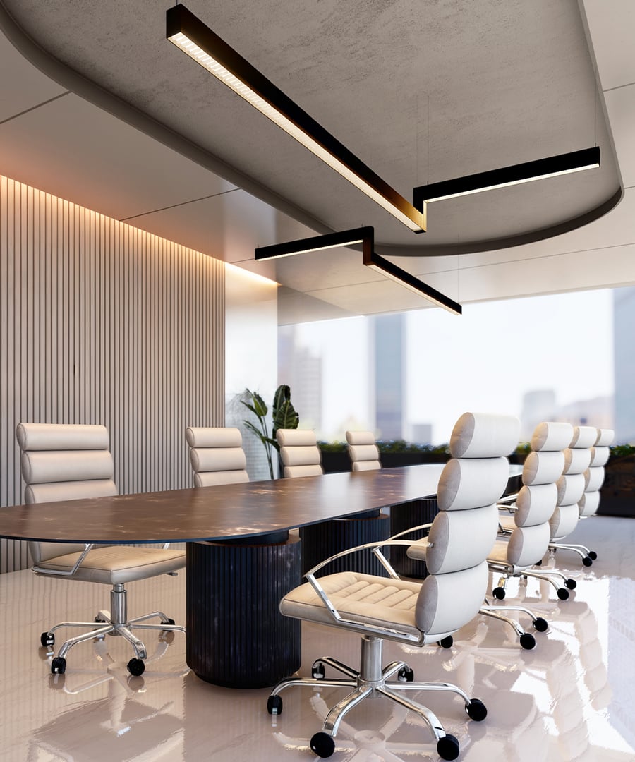 2-Inch Louver LED 3D Linear Lighting System