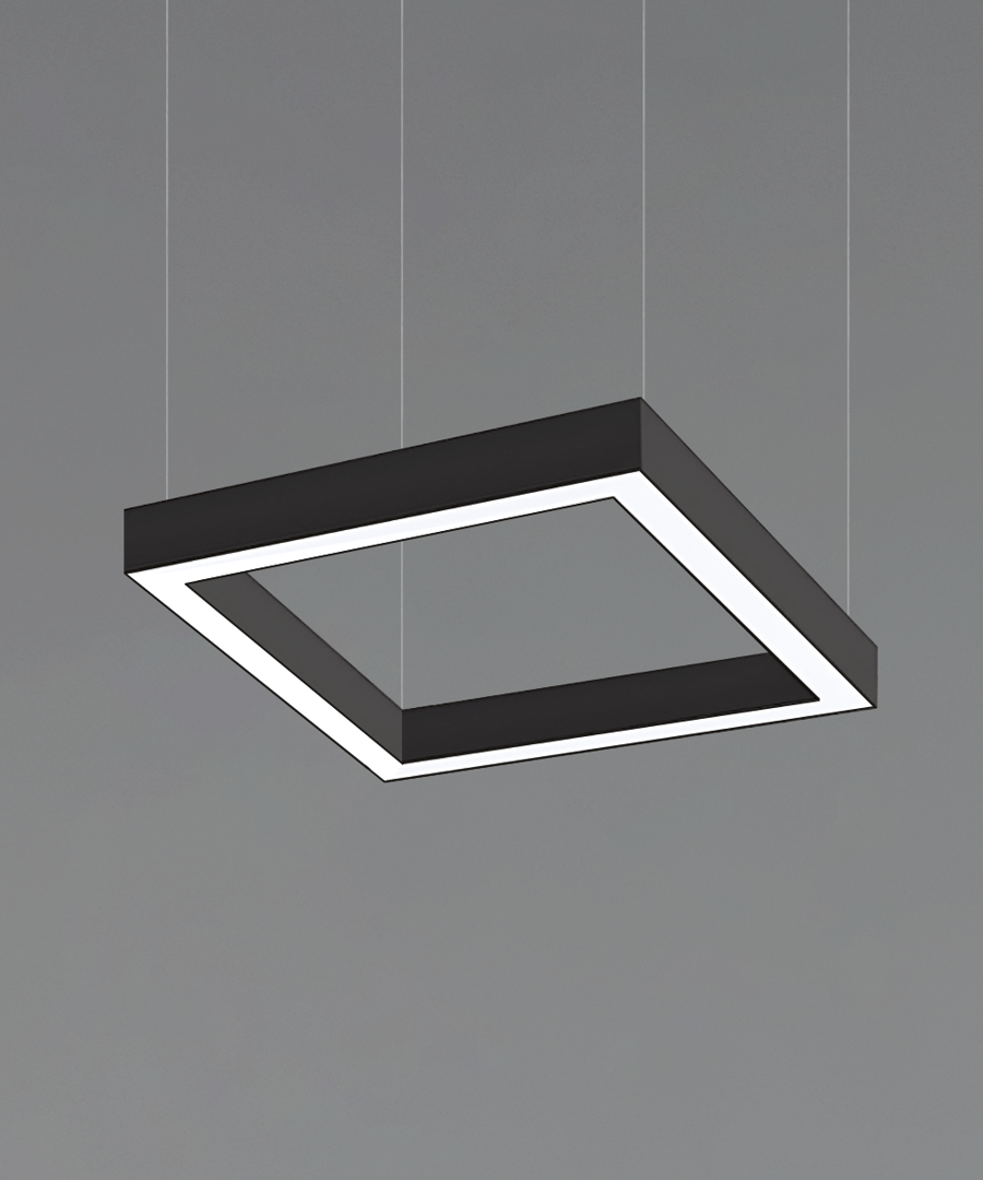 2-Inch Square LED Linear Pendant Light