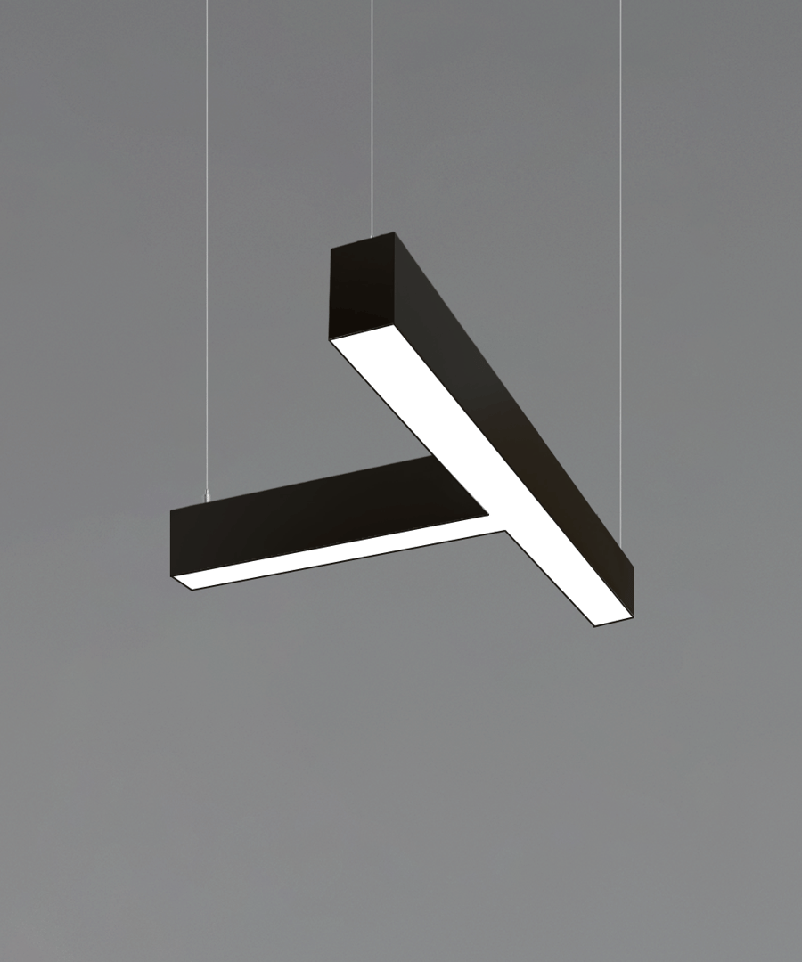 2-Inch T-Shaped LED Linear Pendant Light