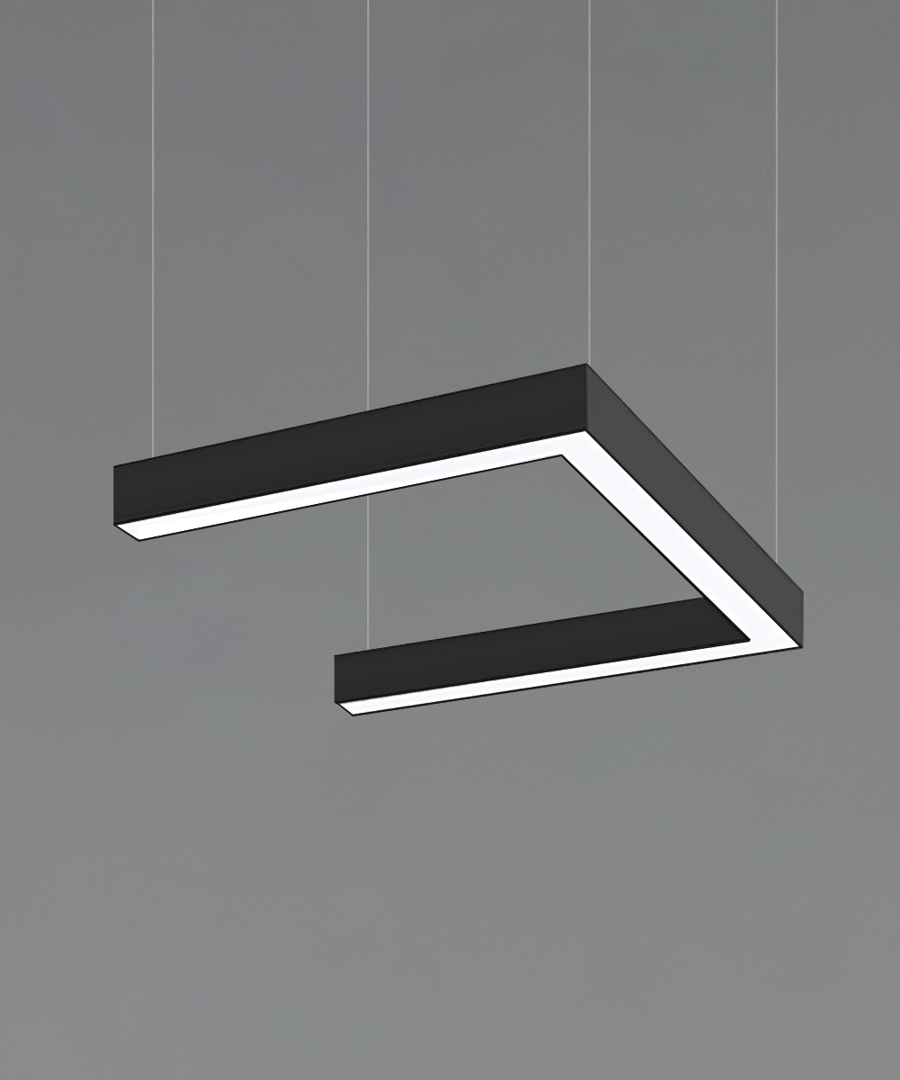2-Inch U-Shaped LED Linear Pendant Light