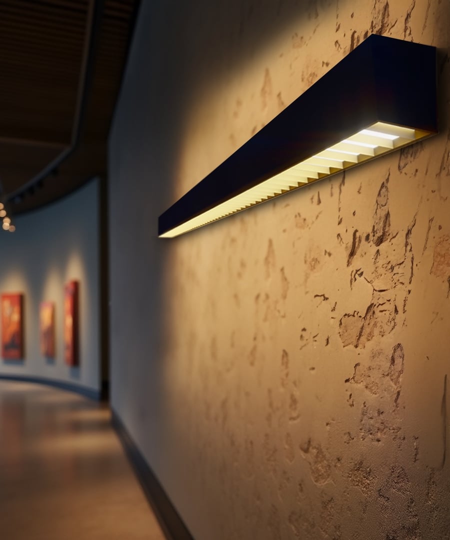 2-Inch Louver LED Linear Wall Light