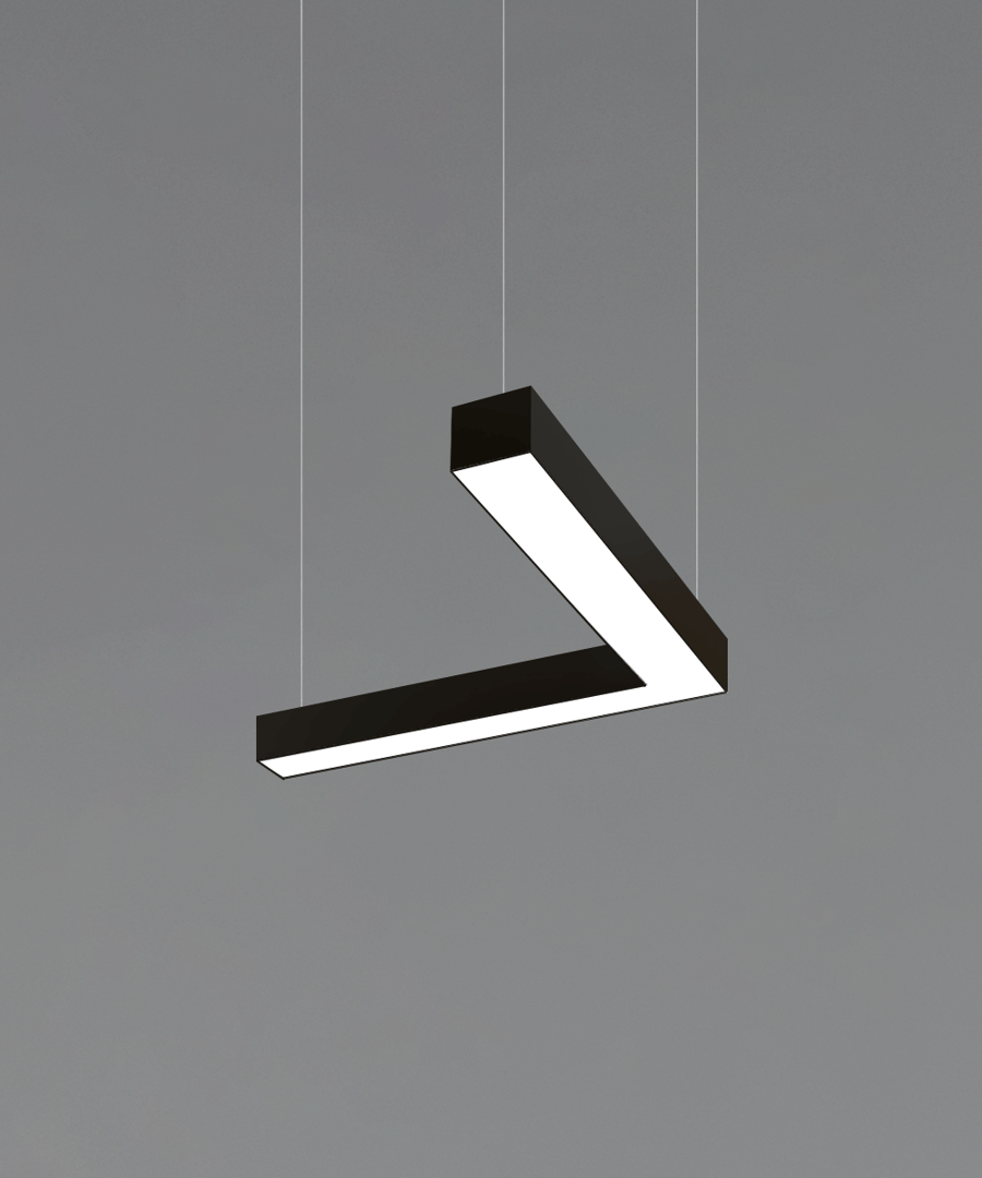 4-Inch L-Shaped LED Pendant Light